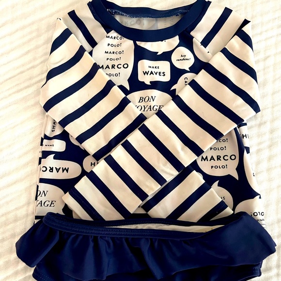 Kate Spade ♠️💙 Tankini Bathing Suit - Picture 1 of 10